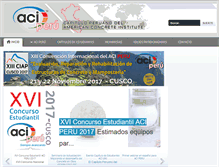Tablet Screenshot of aci-peru.org